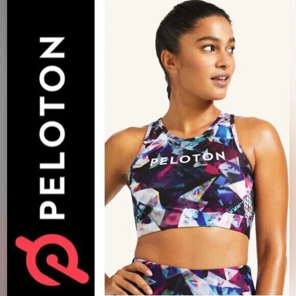 Peloton Other - NWT Peloton Jewels in Space High Neck Bra Size Small Vented Mesh Keyhole Back